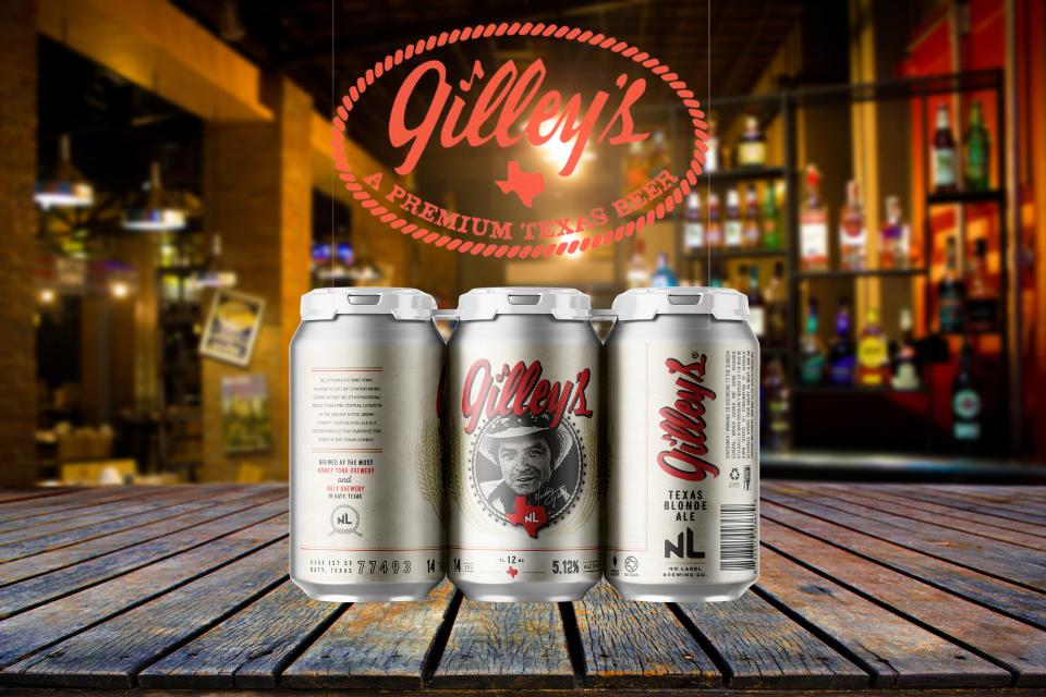 Enjoy Gilley's Beer Can Holder