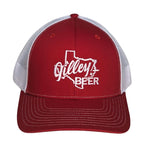 Gilley's Beer Red Trucker Cap - Gilley's Food & Beverage