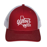Gilley's Beer Red Trucker Cap - Gilley's Food & Beverage