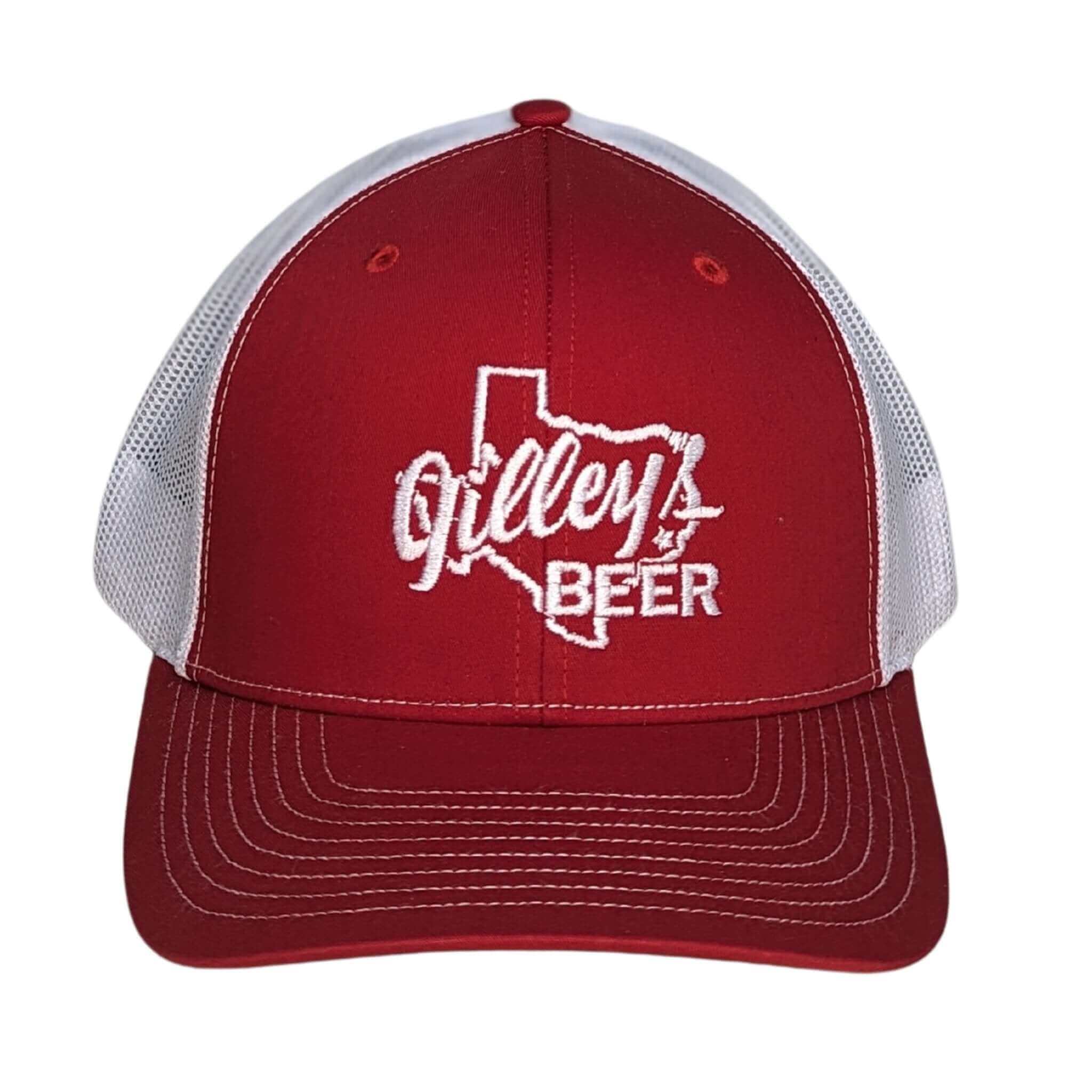 Gilley's Beer Red Trucker Cap - Gilley's Food & Beverage