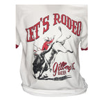 Gilley's Beer Rodeo Ringer Shirt - 100% Cotton Unisex Shirt - Gilley's Food & Beverage