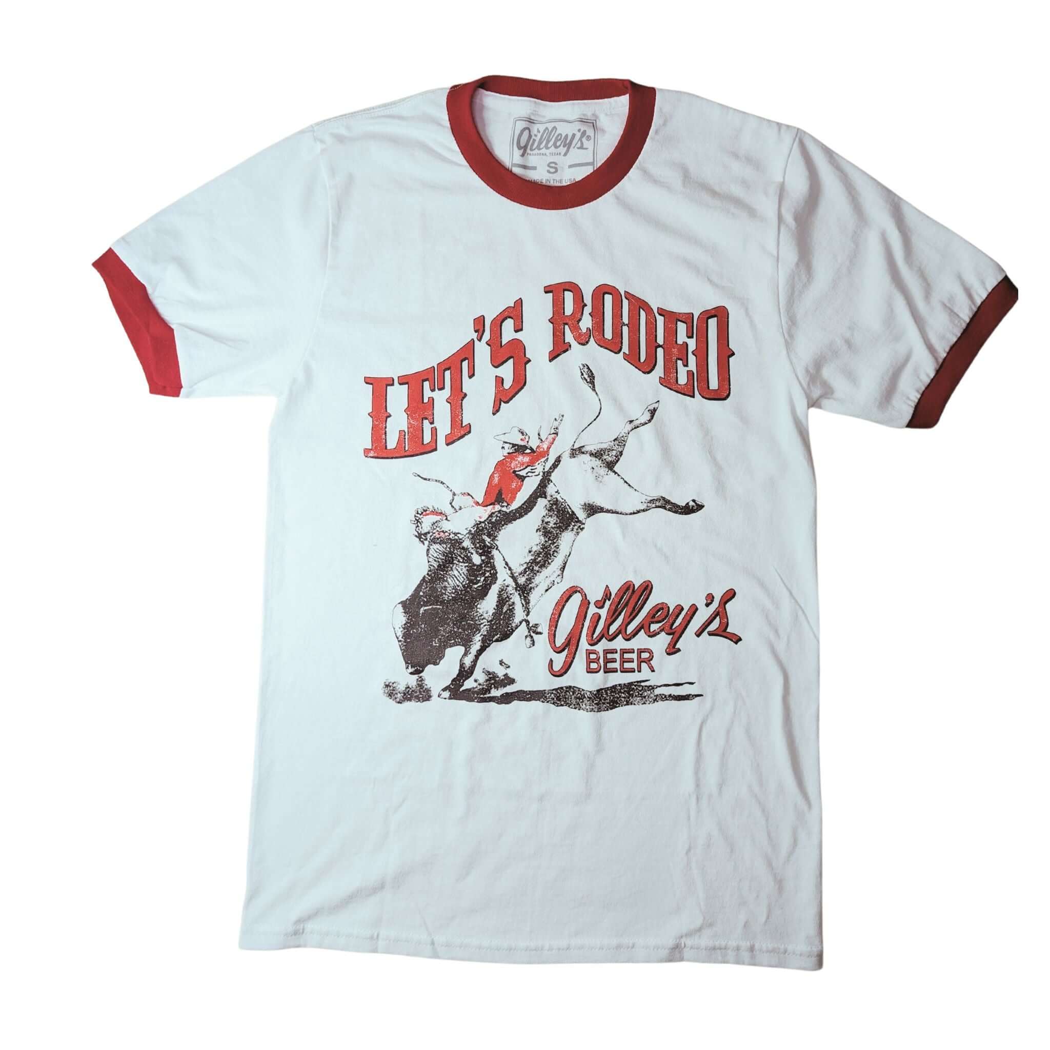 Gilley's Beer Rodeo Ringer Shirt - Gilley's Food & Beverage