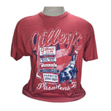 Gilley's Bull Rider Shirt - Hard Hat Days and Honky Tonk Nights - Unisex Poly-Rich Blend Tee - Gilley's Food & Beverage