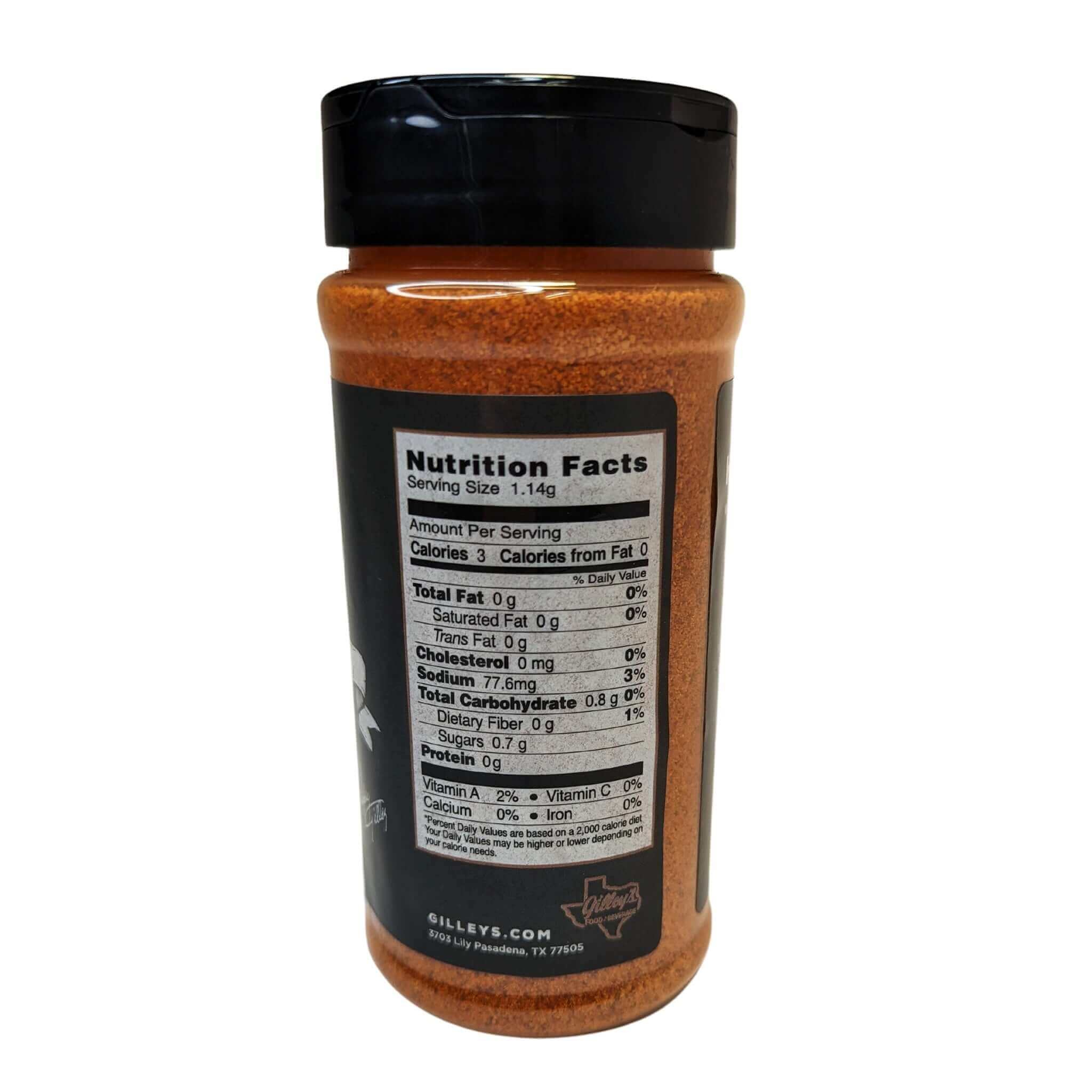 Gilley's Hick Hickory BBQ Rub - Gilley's Food & Beverage