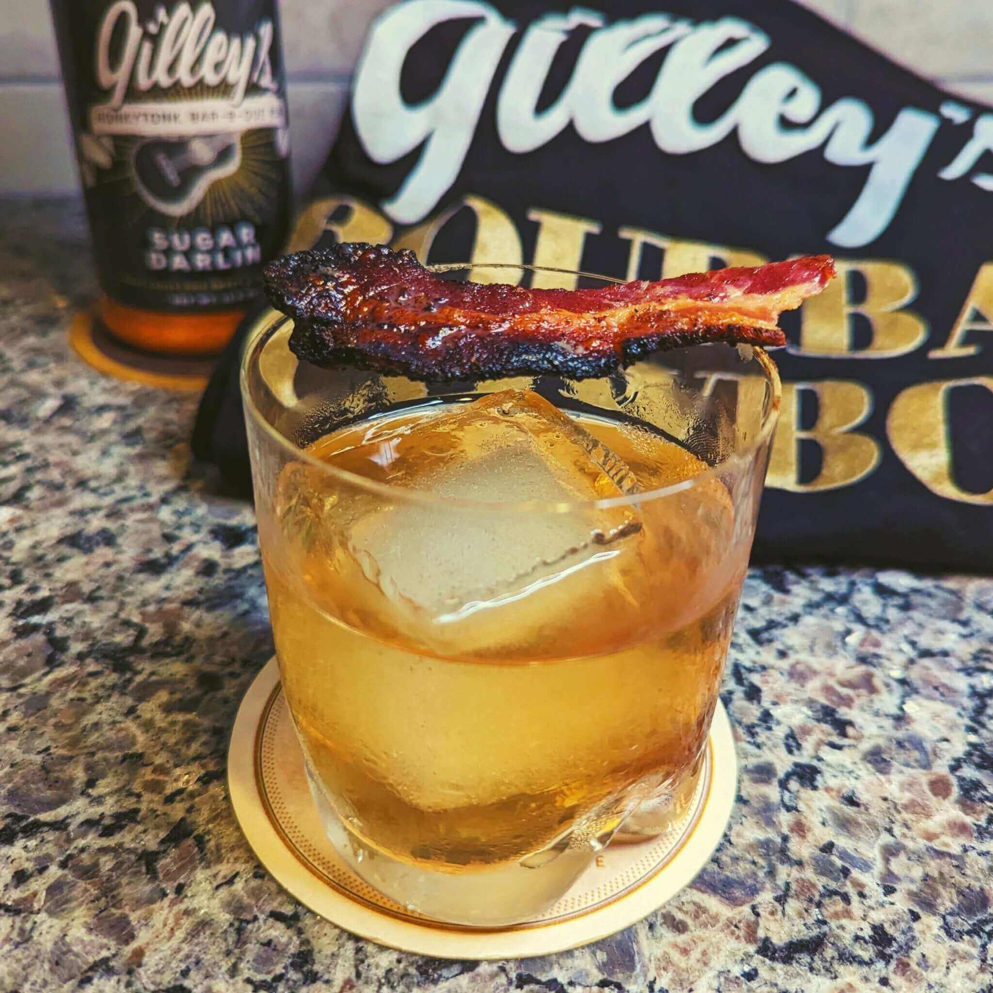 Maple Bacon Old Fashioned - Gilley's Food & Beverage