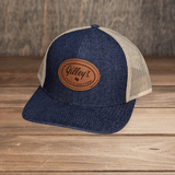 Gilley's Beer Denim Trucker Hat With Patch - Gilley's Food & Beverage