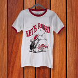 Gilley’s Beer - Let’s Rodeo Shirt - Ringer Tee - Gilley's Food & Beverage