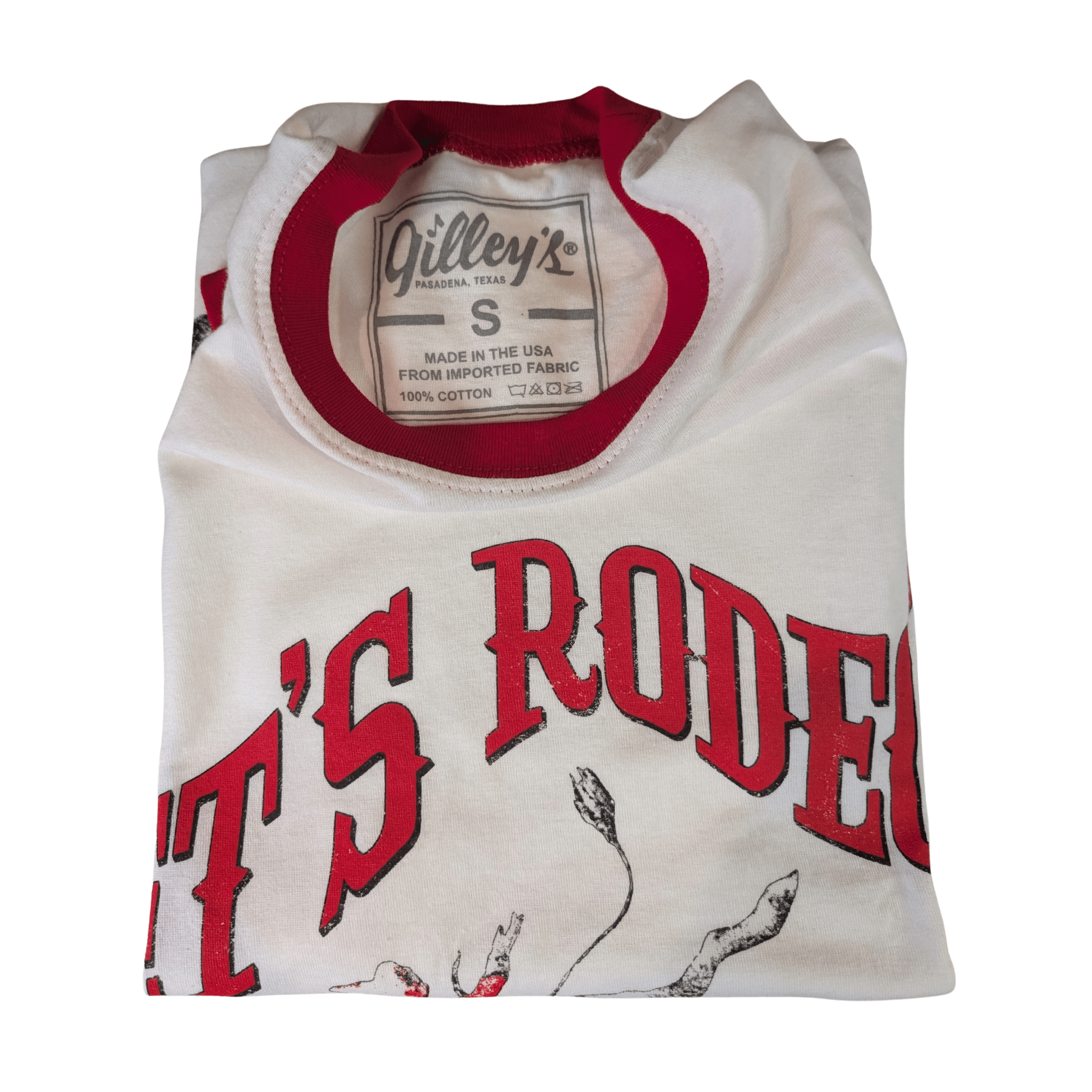 Gilley’s Beer - Let’s Rodeo Shirt - Ringer Tee - Gilley's Food & Beverage