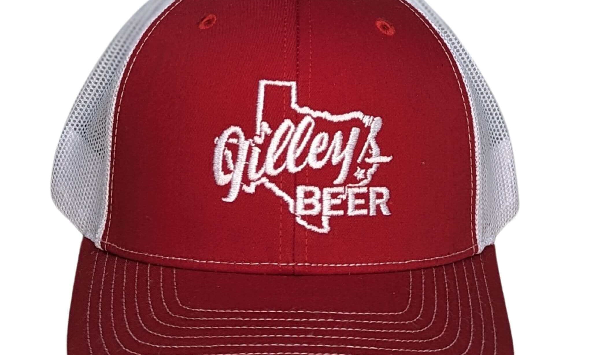 Gilley's Beer Red Trucker Cap - Gilley's Food & Beverage