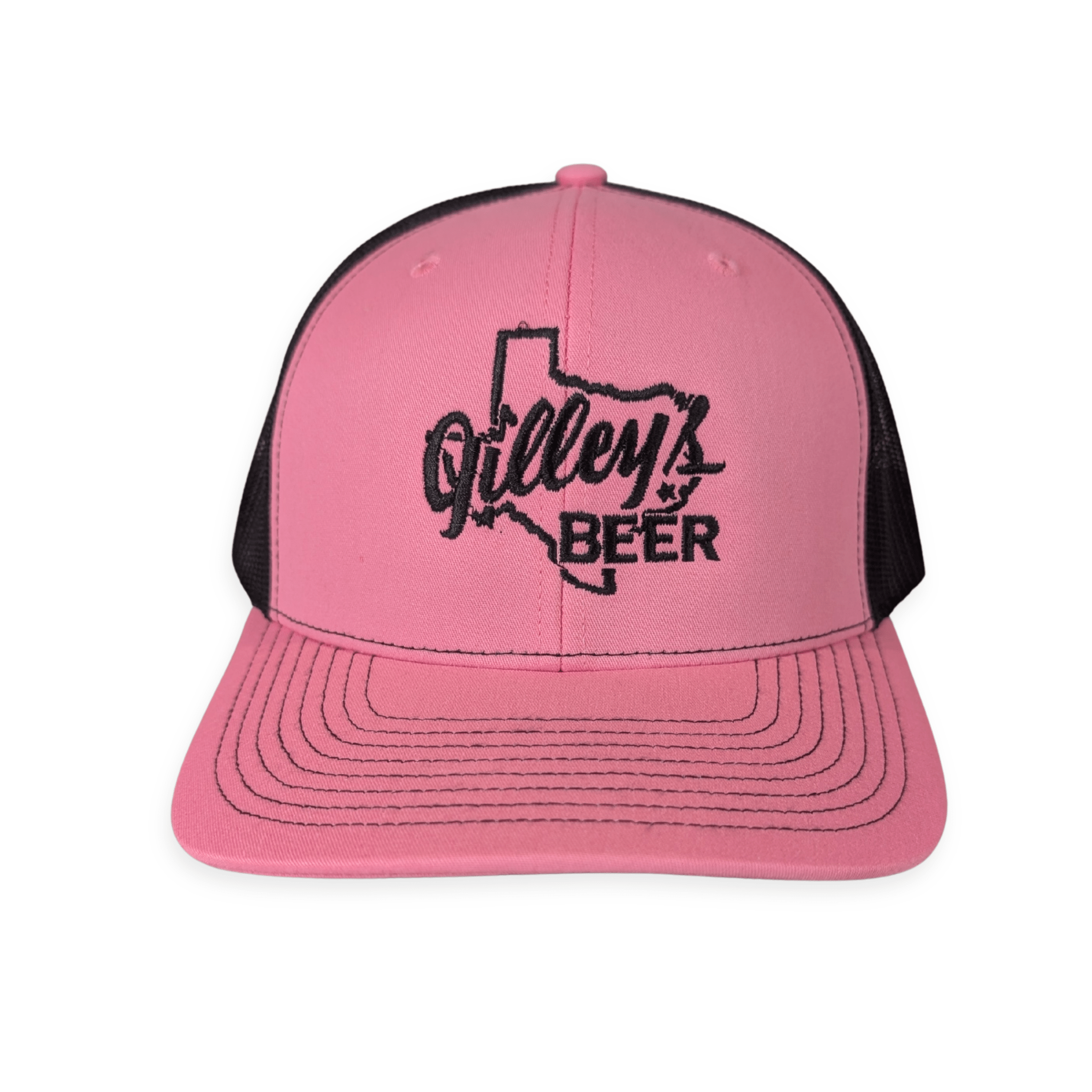 Gilley's Beer Trucker Cap Pink & Black - Gilley's Food & Beverage