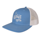 Gilley's Beer Trucker Cap Blue & White - Gilley's Food & Beverage