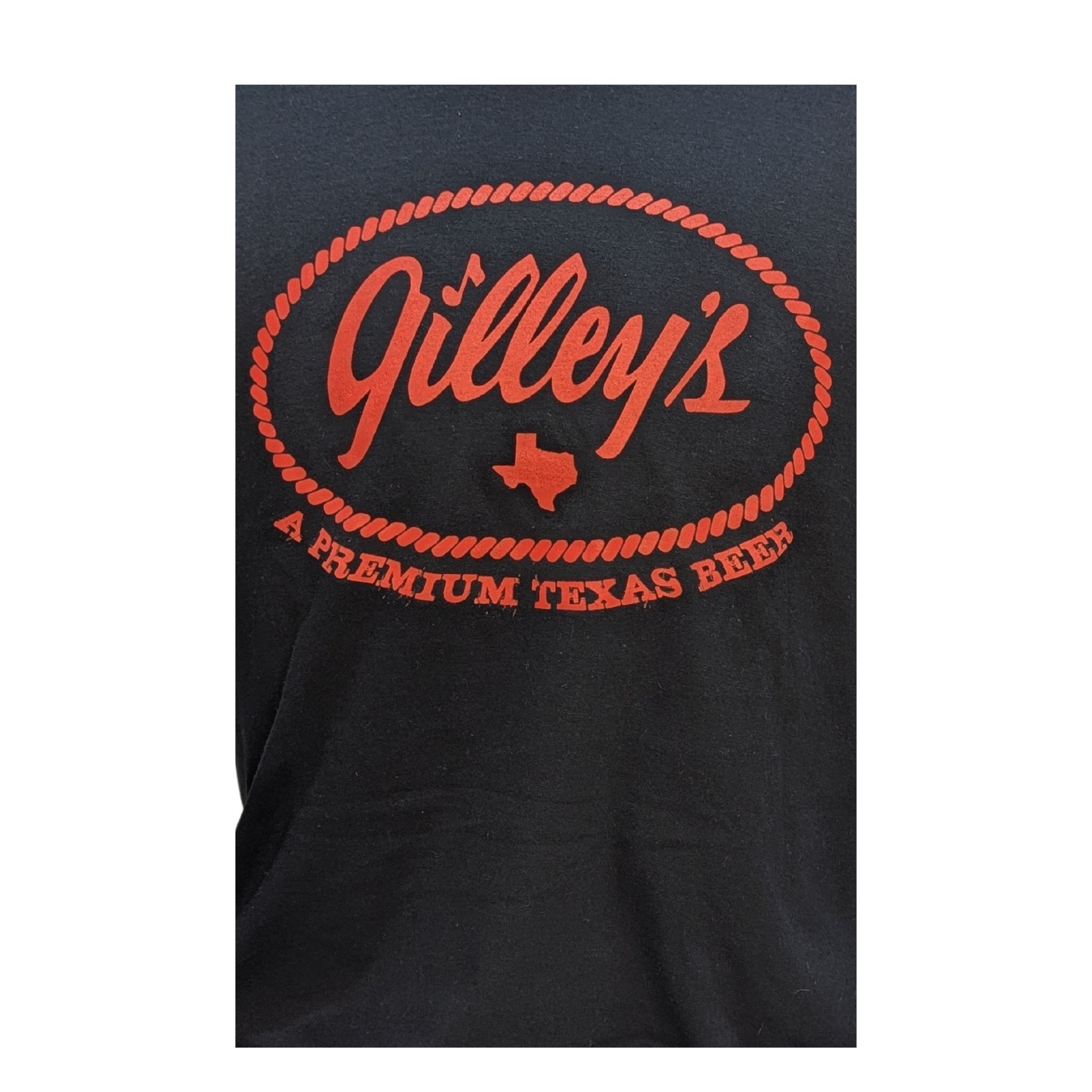 Gilley's Beer - Vintage Red Logo Shirt - Gilley's Food & Beverage