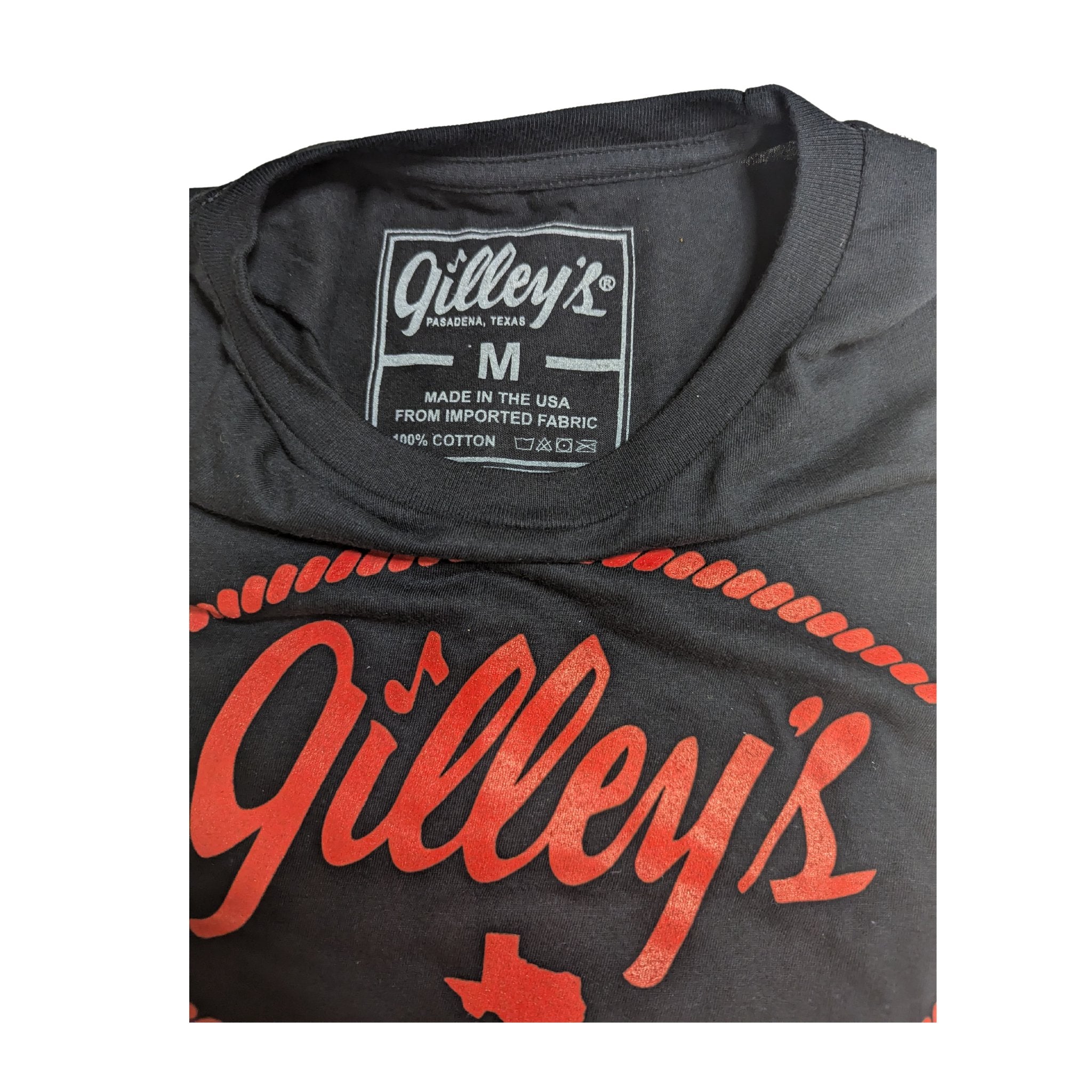 Gilley's Beer - Vintage Red Logo Shirt - Gilley's Food & Beverage