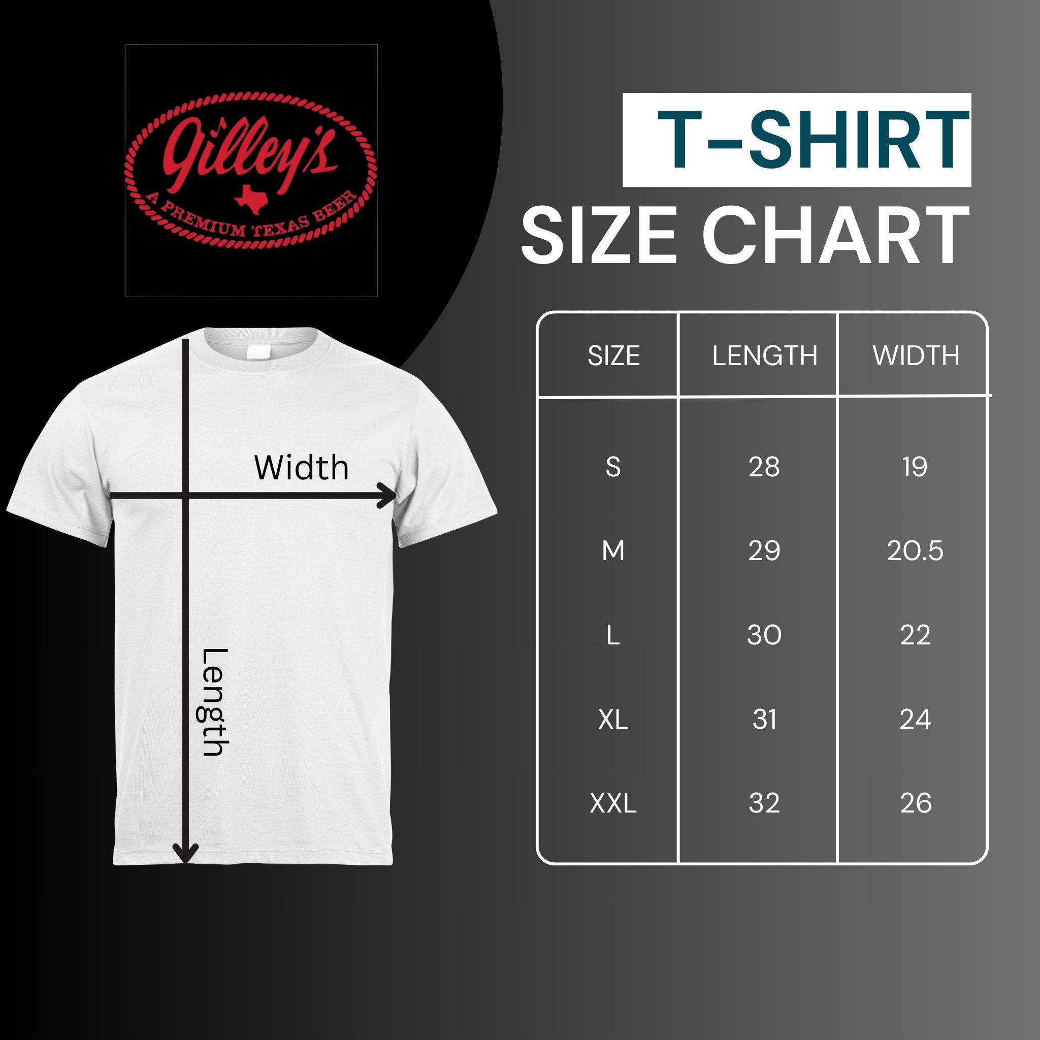 Gilley's Premium Texas Beer Ringer Shirt - Off - white shirt with black ringer. Polycotton blend soft style shirt. - Gilley's Food & Beverage