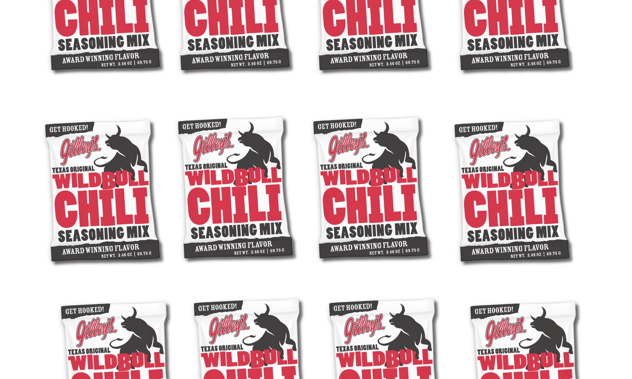 Gilley's Wild Bull Chili - 12 pack save 15% - Gilley's Food & Beverage