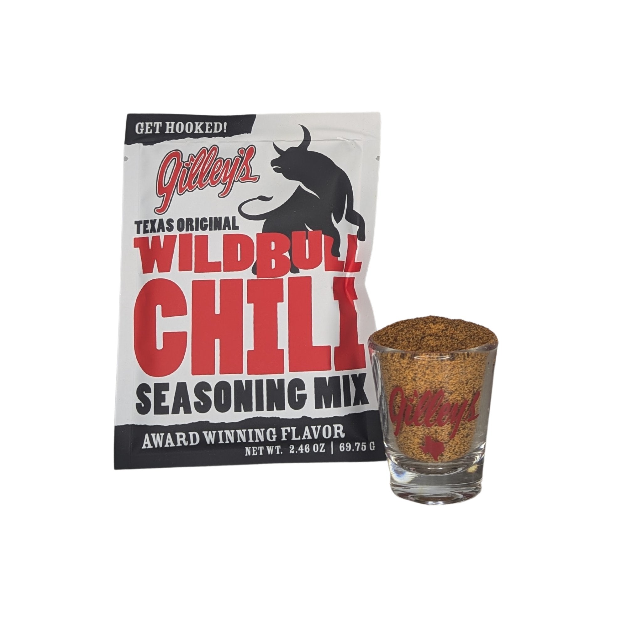 Gilley's Wild Bull Chili Seasoning Mix - Award Winning - Best Chili Mix - Gilley's Food & Beverage