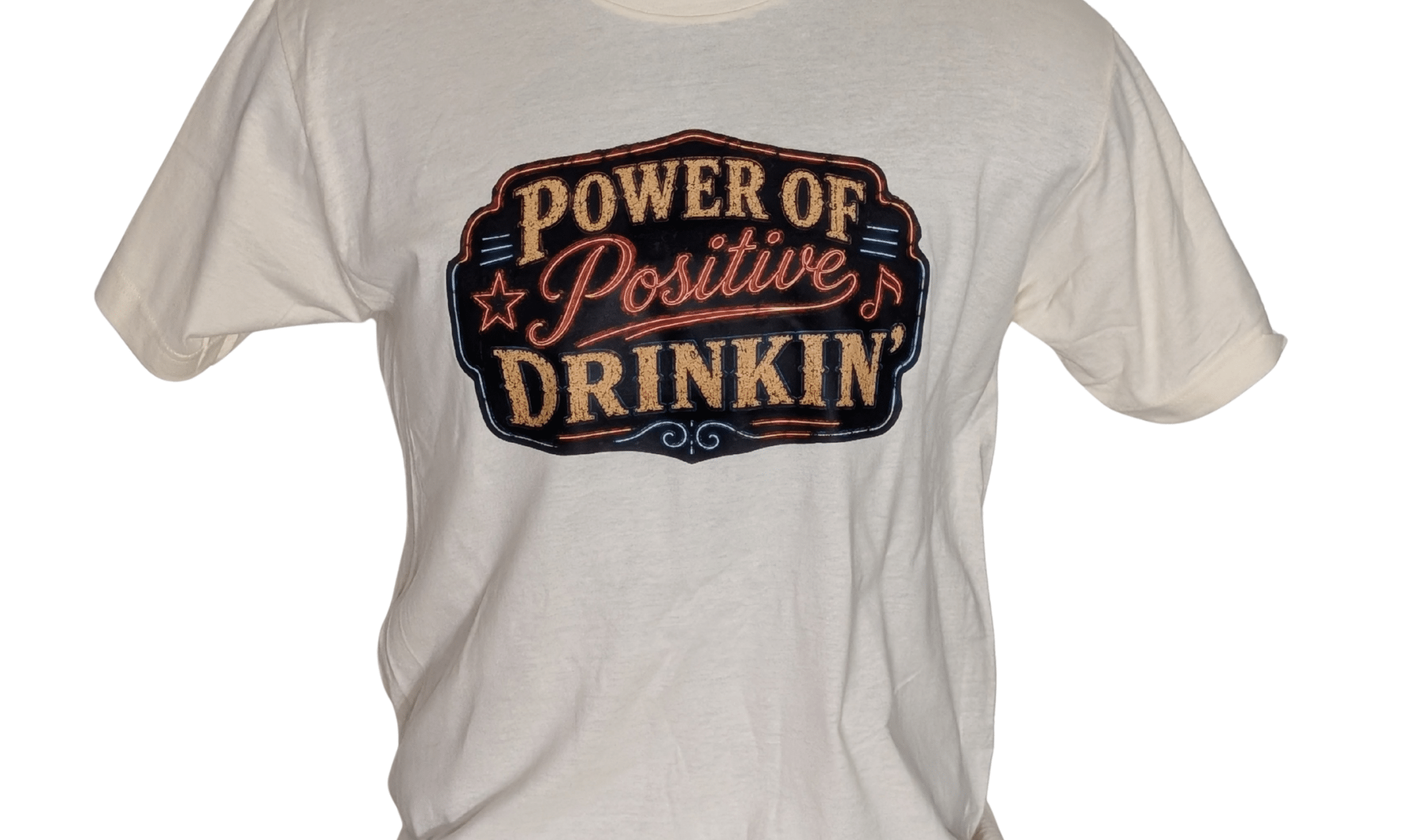Power of Positive Drinkin' Shirt - Gilley's Food & Beverage