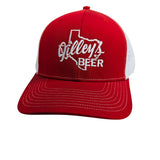 Gilley's Beer Red Trucker Cap - Gilley's Food & Beverage