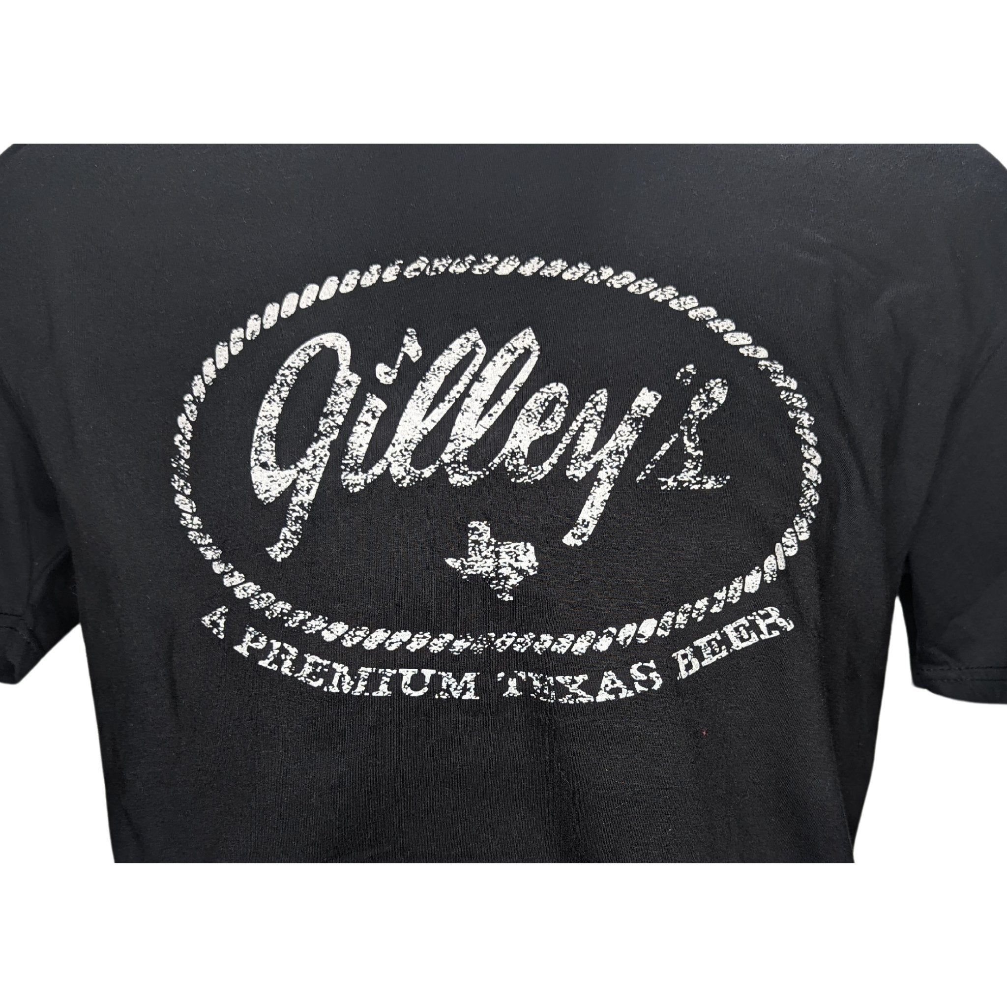 Gilley's Beer Vintage Logo Shirt - 100 % Cotton, Soft, Comfortable, Unisex Shirt - Gilley's Food & Beverage