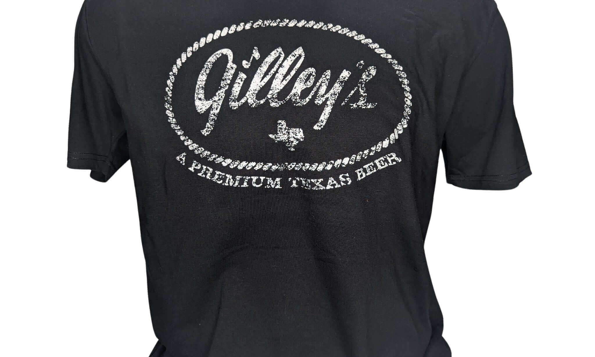 Gilley's Beer Vintage Logo Shirt - 100 % Cotton, Soft, Comfortable, Unisex Shirt - Gilley's Food & Beverage